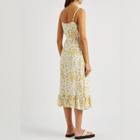 Rails Floral Print Button Front Midi Dress - Picture 2 of 6